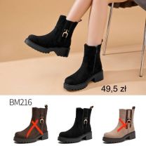 Botki na płaskim  (36-41/12P)