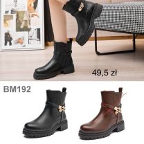 Botki na płaskim  (36-41/12P)
