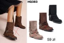 Botki na płaskim  (36-41/12P)