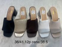 Klapki na obcasie (36-41/12P)