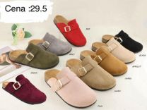 Klapki zakryte palce damskie (36-41/12P)