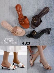 Klapki na obcasie (36-41/12P)