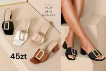 Klapki na obcasie (36-41/12P)