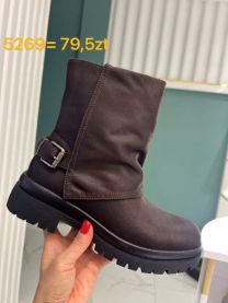 Botki na płaskim  (36-41/12P)