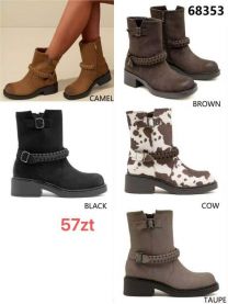 Botki na płaskim  (36-41/12P)