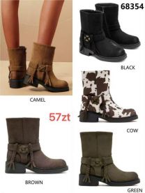 Botki na płaskim  (36-41/12P)