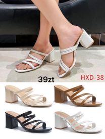 Klapki na obcasie (36-41/12P)