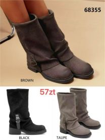 Botki na płaskim  (36-41/12P)