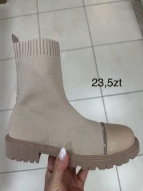 Botki na płaskim  (36-41/12P)