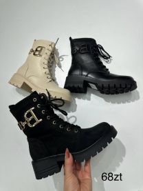 Botki na płaskim  (36-41/12P)