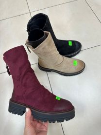 Botki na płaskim  (36-41/12P)