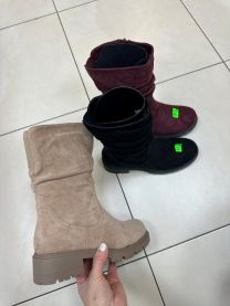 Botki na płaskim  (36-41/12P)