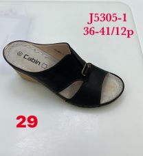 Klapki na koturnie (36-41/12P)