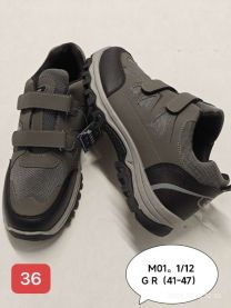 Buty sportowe na rzepy męskie (41-47/12P)