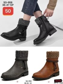 Botki babcine damskie (36-41/12P)