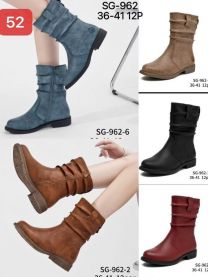 Botki na płaskim  (36-41/12P)