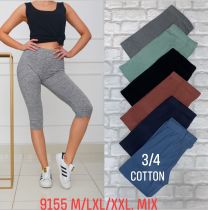 Rybaczki legginsy damskie 3/4 (S-2XL/12szt)