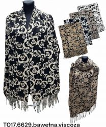 Szaliki damskie (uniwersalny/12szt)