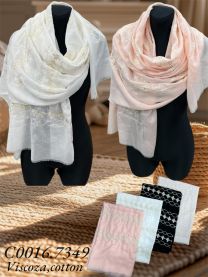 Szaliki damskie (uniwersalny/12szt)