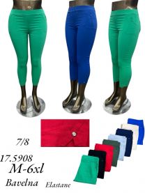Spodnie elastyczny 7/8 (M-6XL/12szt)