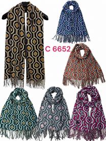 Szaliki damskie (uniwersalny/12szt)