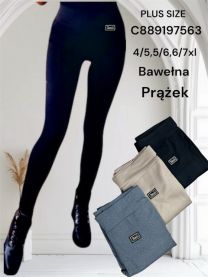 PLUS_Spodnie legginsy damskie (4-7XL /12szt)