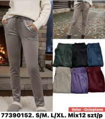 Spodnie welurowy (S-XL/12szt)