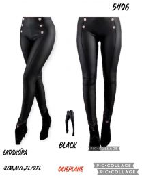 Spodnie ekoskóra damskie (S-2XL/12szt)