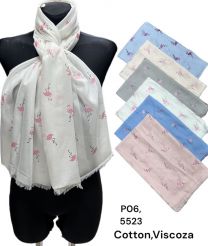 Szaliki damskie (uniwersalny/12szt)