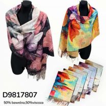 Szaliki damskie (uniwersalny/12szt)