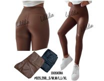 Spodnie ekoskóra damskie (S-XL/12SZT)