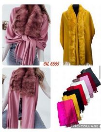 Szaliki damskie (uniwersalny/12szt)