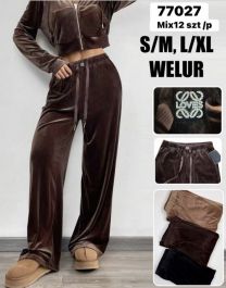 Spodnie welurowy (S-XL/12szt)