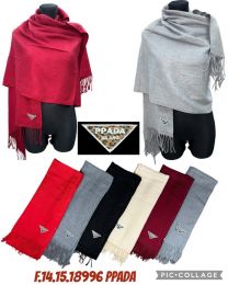 Szaliki damskie (uniwersalny/12szt)