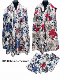 Szaliki damskie (uniwersalny/12szt)