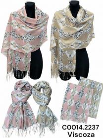 Szaliki damskie (uniwersalny/12szt)