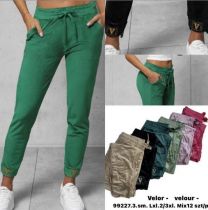 Spodnie welurowy (S-3XL/12szt)