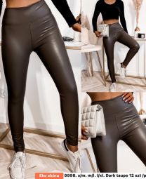 Spodnie ekoskóra damskie (S-2XL/12szt)