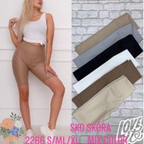 Spodenki ekoskóra damskie (S-XL/12szt)