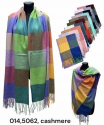 Szaliki damskie (uniwersalny/12szt)