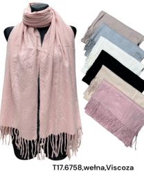 Szaliki damskie (uniwersalny/12szt)