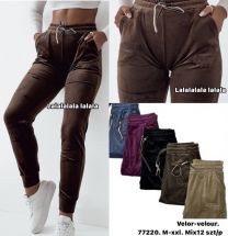 Spodnie welurowy (M-2XL/12szt)