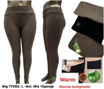 PLUS_Spodnie legginsy damskie (L-6XL/12szt)