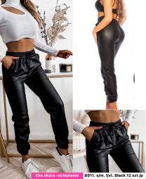 Spodnie ekoskóra damskie (S-XL/12szt)