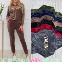 Komplety welurowe (S-XL/12kpt)