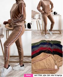 Komplety welurowe (S-XL/12kpt)