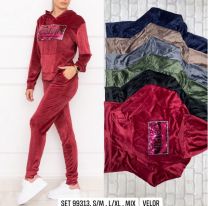 Komplety welurowe (S-XL/12kpt)