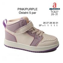 Buty sportowe na rzepy dziewczynka (26-31/5P)