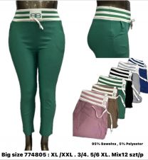 PLUS_Spodnie elastyczny (XL-6XL /12szt)