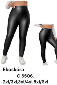 Spodnie ekoskóra damskie (2-6XL/12szt)